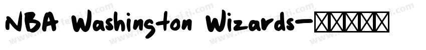 NBA Washington Wizards字体转换